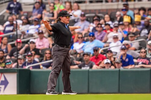 <b>Jen Pawol Becomes First Woman to Umpire a Major League Baseball Game   </b>